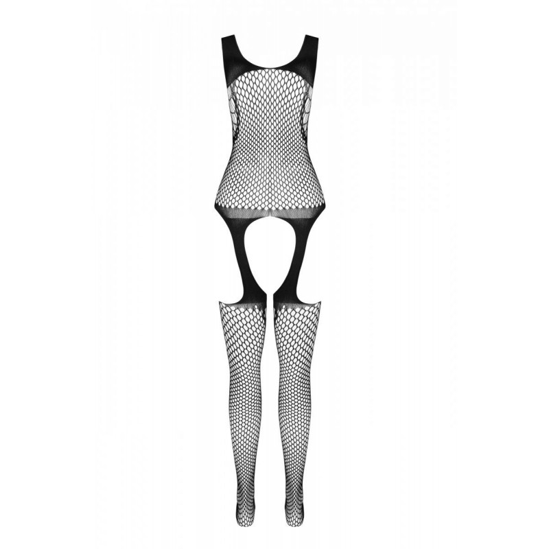 Вид сзади на сетчатый бодистокинг Casmir CA007 с открытыми участками