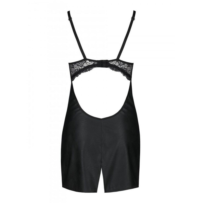 Упаковка нічної сорочки Passion LOONA CHEMISE S/M, чорна