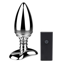 Анальная пробка Nexus Cestos алюминиевая с вибрацией и дистанционным управлением