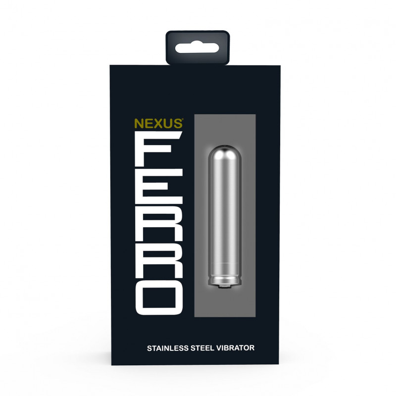 Вібропуля Nexus Ferro металева матова 2в1 - функціонал 2в1