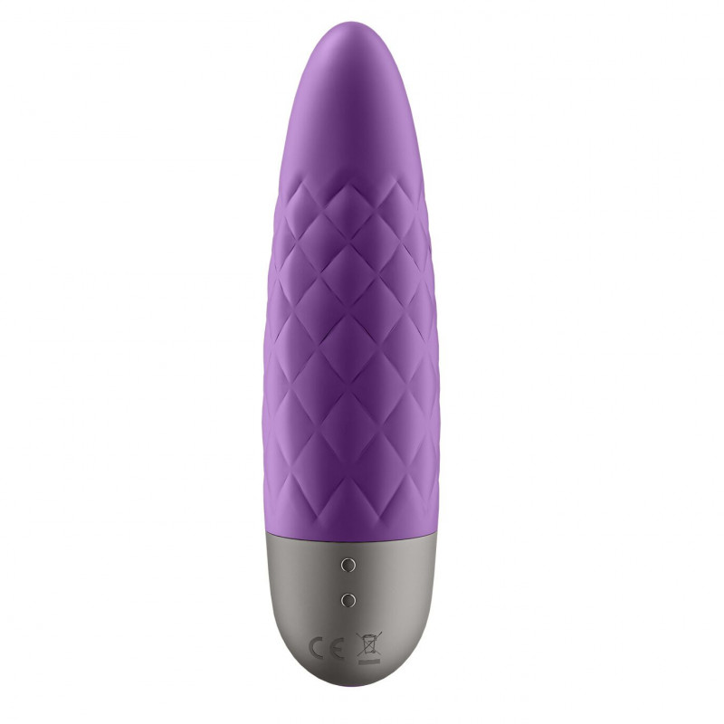 Текстура поверхні фіолетового кульового вібратора Satisfyer Ultra Power Bullet 5