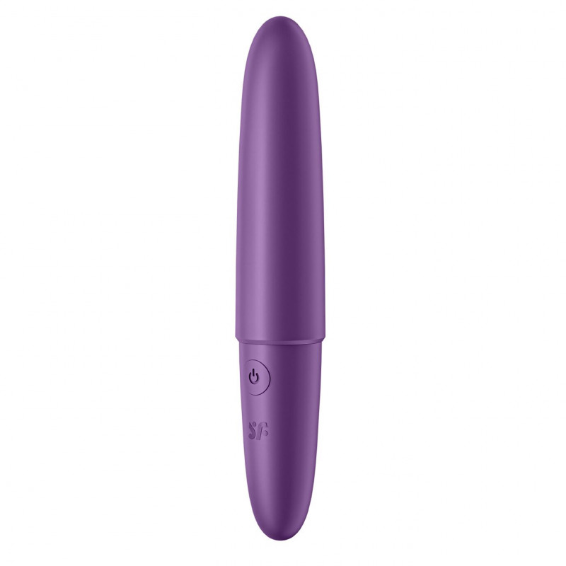 Satisfyer Ultra Power Bullet 6 фіолетовий: вид збоку, ергономічна форма