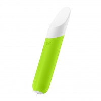 Мини-вибратор Satisfyer Ultra Power Bullet 7 Green с гибким язычком