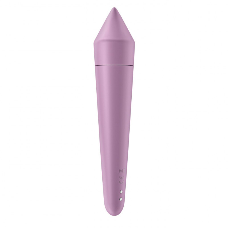 Satisfyer Ultra Power Bullet 8 Lilac - крупний план текстури силікону, приємний на дотик