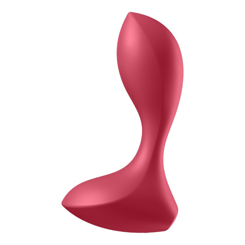 Упаковка анальної вібропробки Satisfyer Backdoor Lover Red, брендована коробка