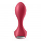 Текстура силікону анальної вібропробки Satisfyer Backdoor Lover Red, гладка поверхня