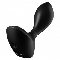 Анальна вібропробка Satisfyer Backdoor Lover Black, жорстка