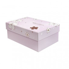 Подарункова коробка рожева, S - 22.5х15.5х9 см — Keks-Hub