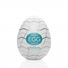 Мастурбатор-яйце Tenga Egg Wavy II, подвійний хвилястий рельєф — Keks-Hub