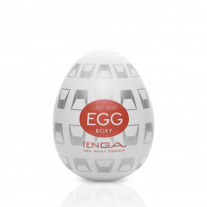 Мастурбатор-яйце Tenga Egg Boxy з геометричним рельєфом — Keks-Hub