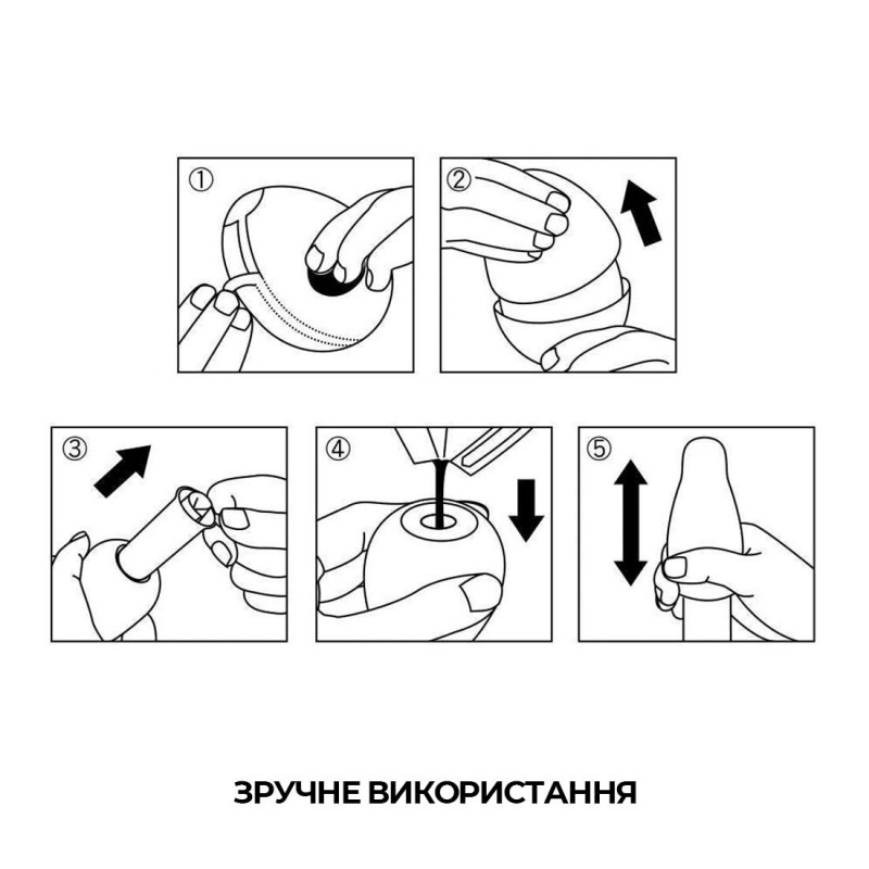 Текстура внутрішньої поверхні мастурбатора Tenga Egg New Standard