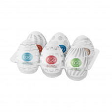 Мастурбатори-яйця Tenga Egg New Standard Pack, набір 6 штук — Keks-Hub