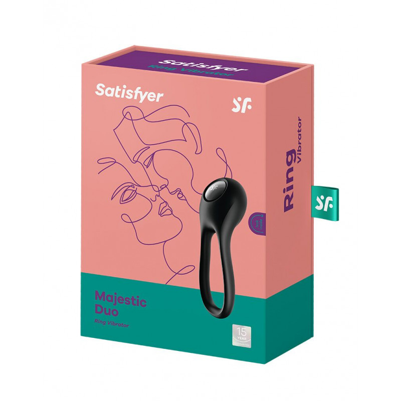 Ерекційне кільце Satisfyer Majestic Duo: детальний вигляд вібраційного елементу