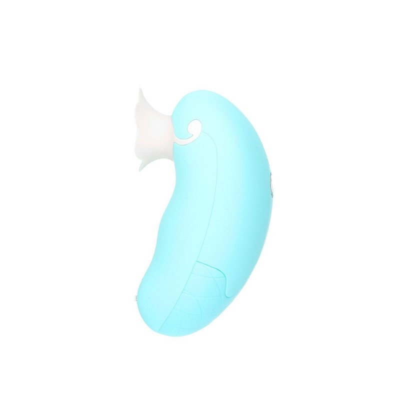 Вакуумний стимулятор Pillow Talk Dreamy Teal, вид збоку, ергономічна форма