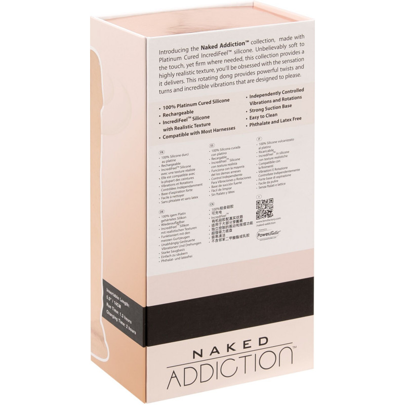 Зарядка фалоімітатора ADDICTION James 8″, зручний інтерфейс