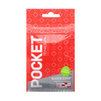 Мужской мастурбатор Tenga Pocket Block Edge