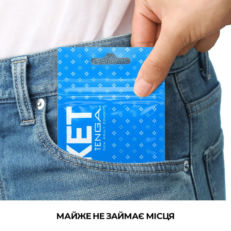 Текстура внутрішньої поверхні мастурбатора TENGA Pocket Crystal Mist