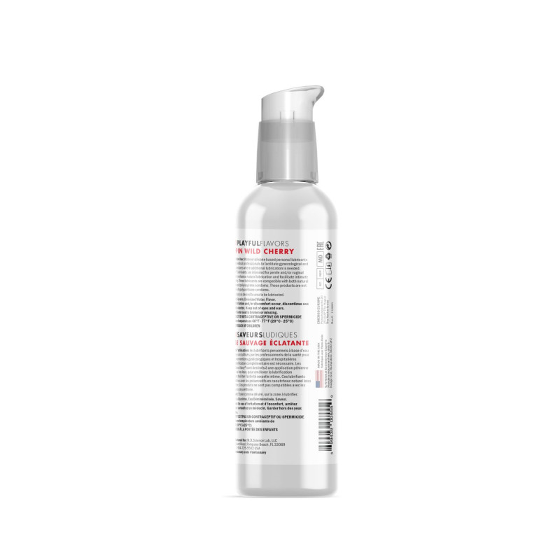 Текстура лубриканта Swiss Navy 4 in 1 Poppin Wild Cherry 118 мл, демонстрація