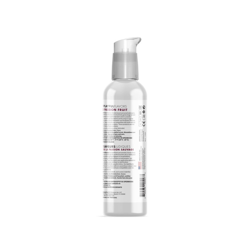 Текстура лубриканта Swiss Navy 4 in 1 Wild Passion Fruit 118 мл, що демонструє його гладкість