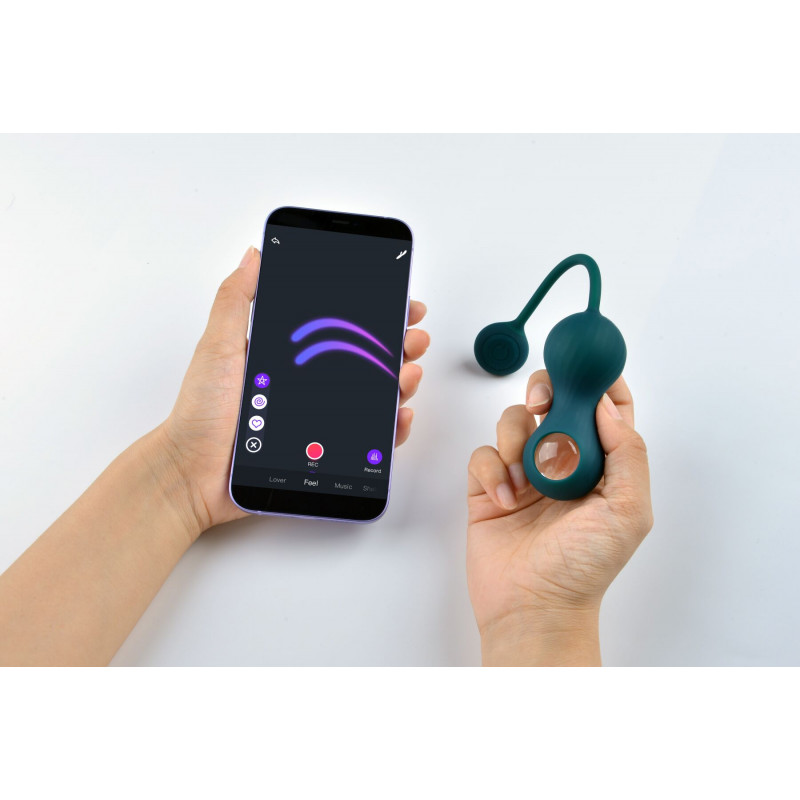 Прозора скляна вагінальна смарт-кулька Fun Town Crystal, акцент на прозорість та форму