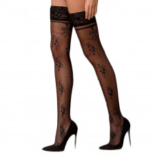 Панчохи Passion ST119 3/4 black з силіконовою резинкою — Keks-Hub