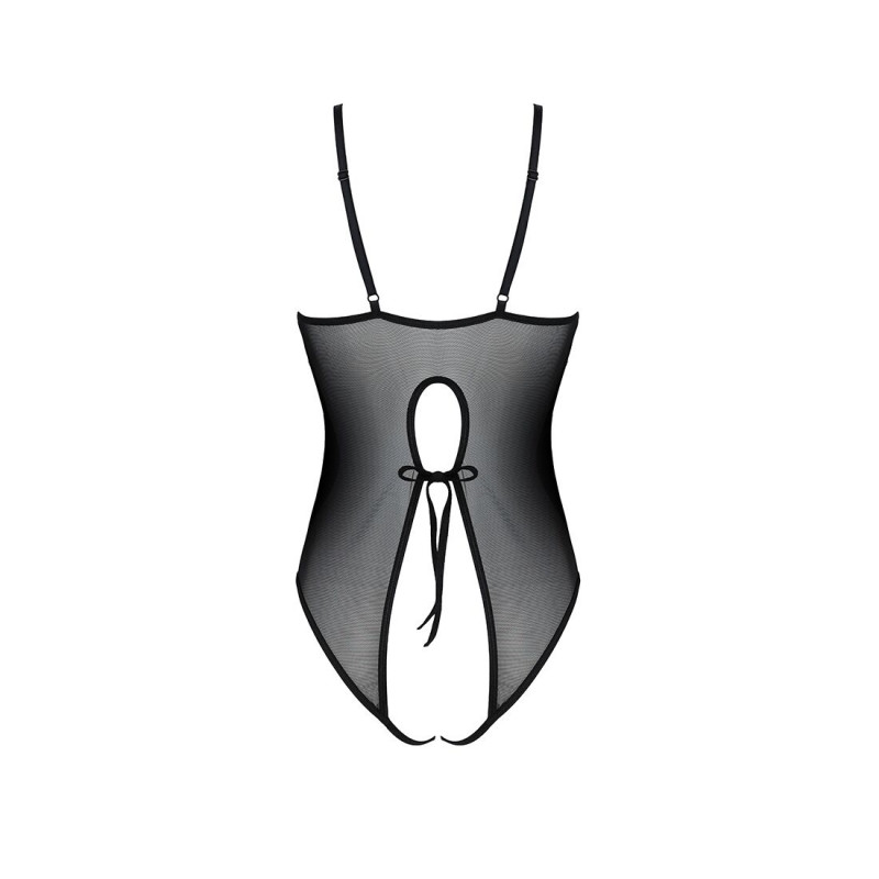 Упаковка боді Passion URSULA BODY S/M, чорне, бренд Passion