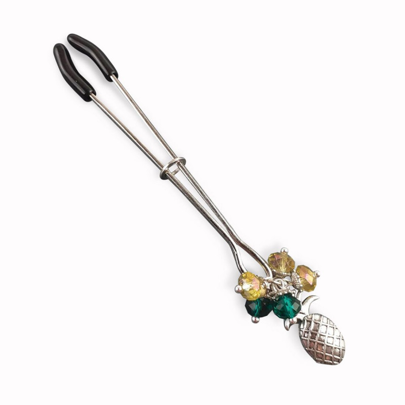 Затискач для клітора Art of Sex Clit Clamp Juicy Pineapple, вигляд збоку