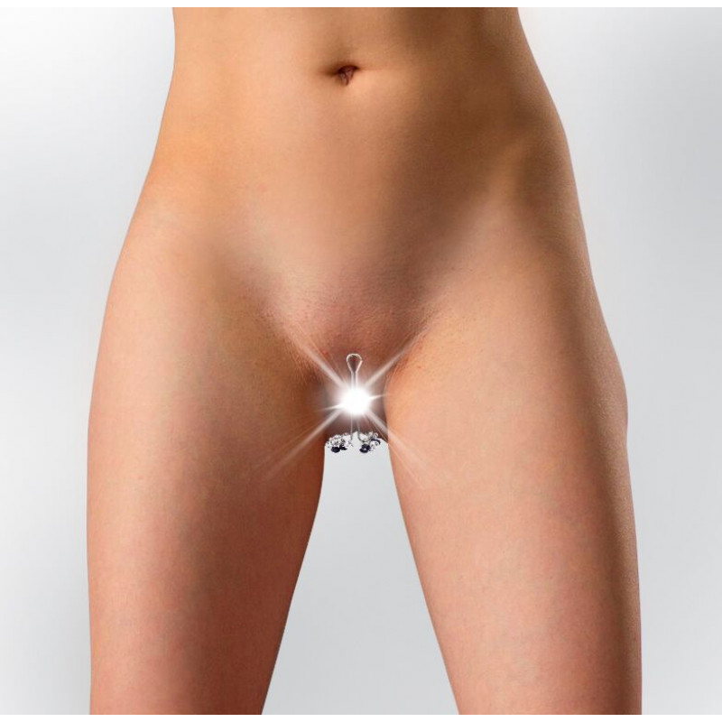 Упаковка затискача для клітора Art of Sex Clit Clamp Qween, вид збоку