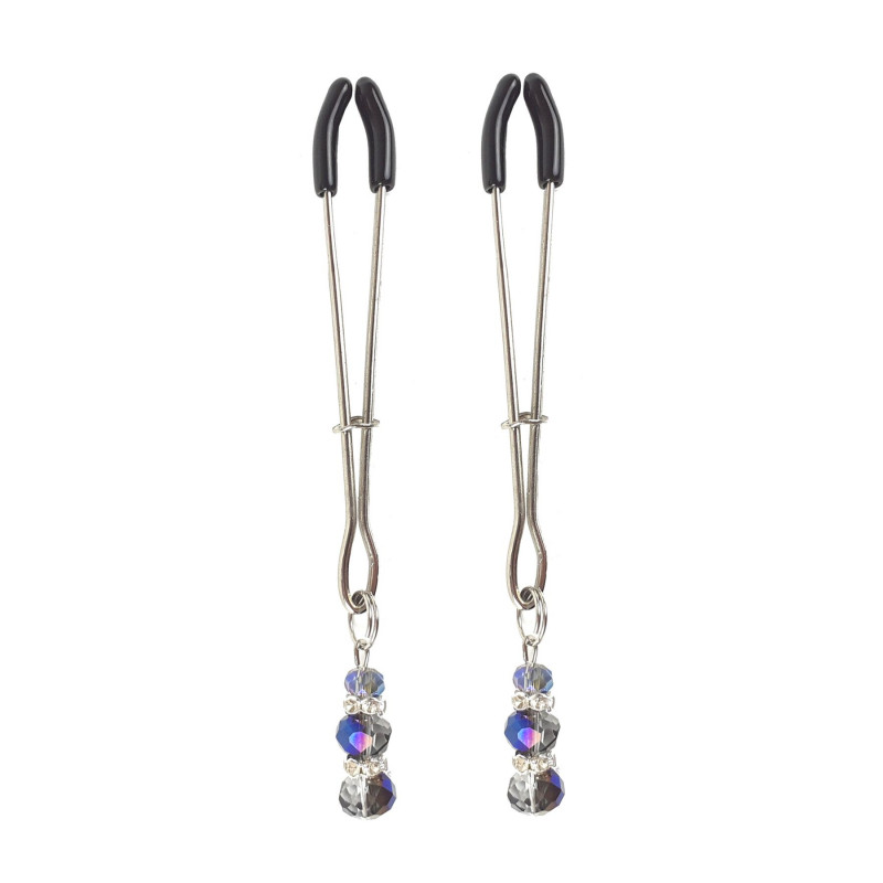 Затискачі для сосків Art of Sex Lovely Blue, вид збоку