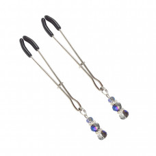 Затискач для сосків Art of Sex Nipple Clamps Lovely Blue, синій — Keks-Hub