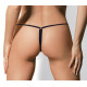 Жіночі еротичні трусики Art of Sex Karin Black, вид збоку, деталі мережива