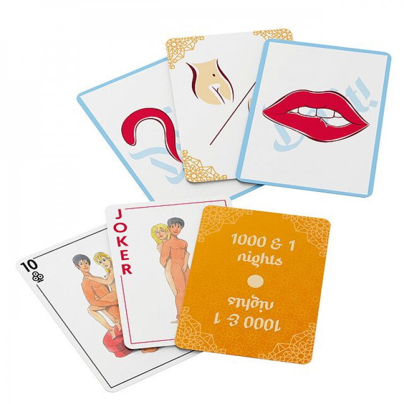 Додаткове фото 2: еротична гра Sunset Games 1001 Days & 1001 Nights, елементи комплектації, текстура матеріалів