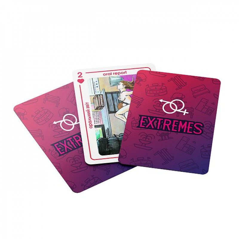 Упаковка еротичної гри Extremes Sunset Games, тильна сторона з описом