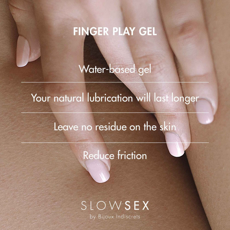 Гель-змазка Bijoux Indiscrets Slow Sex Finger play gel - текстура