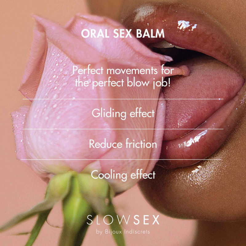 Текстура стимулювального бальзаму Bijoux Indiscrets Slow Sex Oral sex balm