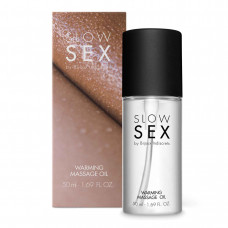Розігрівальна масажна олія Bijoux Indiscrets Slow Sex Warming massage oil 100ml — Keks-Hub