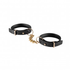 Наручники з екошкіри Bijoux Indiscrets Maze – Thin Handcuffs Black — Keks-Hub
