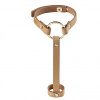 Браслет-гарнітур Bijoux Indiscrets MAZE Hand Bracelet Harness Brown, экокожа