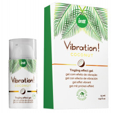 Рідкий вібратор Intt Vibration Coconut Vegan 15 мл — Keks-Hub