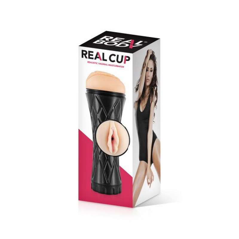 Упаковка мастурбатора-вагіни Real Body Real Cup Vagina - стильний дизайн та безпечне зберігання