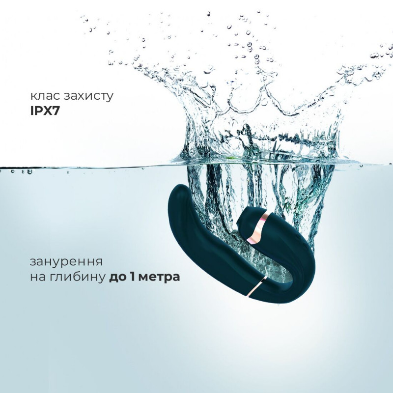 Текстура силікону пульсатора Adrien Lastic My G бірюзовий