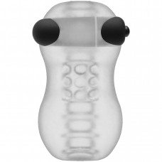 Мастурбатор з віброкулею Doc Johnson GoodHead Vibrating Helping Head Pro Frost