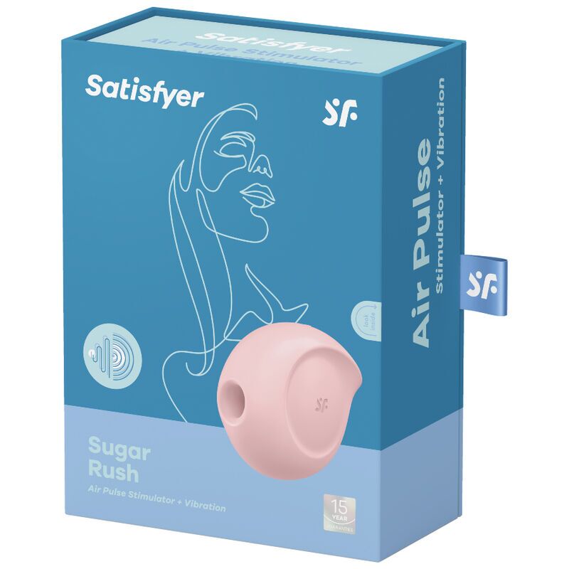 Satisfyer Sugar Rush Rose: деталі текстури матеріалу, гладка силіконова поверхня.