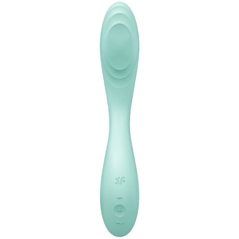 Текстура поверхні вібратора Satisfyer Rrrolling Pleasure Mint, м'який силікон з перлинками