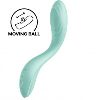 Вибратор Satisfyer Rrrolling Pleasure Mint с жемчужной стимуляцией точки G