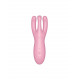 Смарт-вібратор Satisfyer Threesome 4 Pink, вид збоку, демонстрація форми