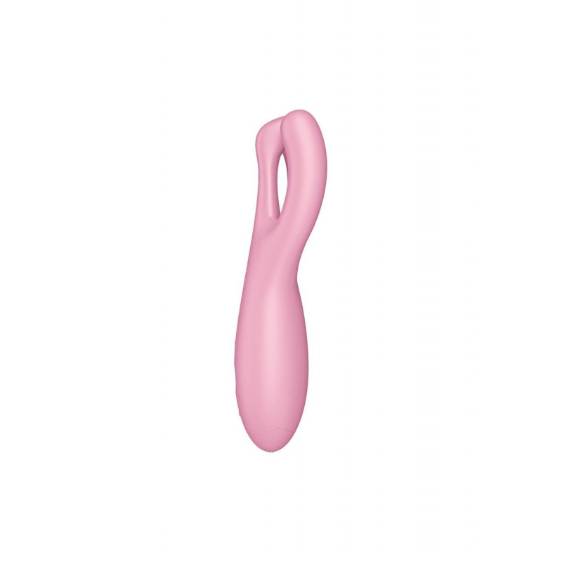Упаковка смарт-вібратора Satisfyer Threesome 4 Pink, рожева коробка