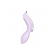 Satisfyer Curvy Trinity 2 Violet – вигляд збоку, демонструє ергономічний дизайн та кнопку керування