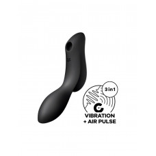 Вакуумный стимулятор с вибрацией Satisfyer Curvy Trinity 2 Black — Keks-Hub