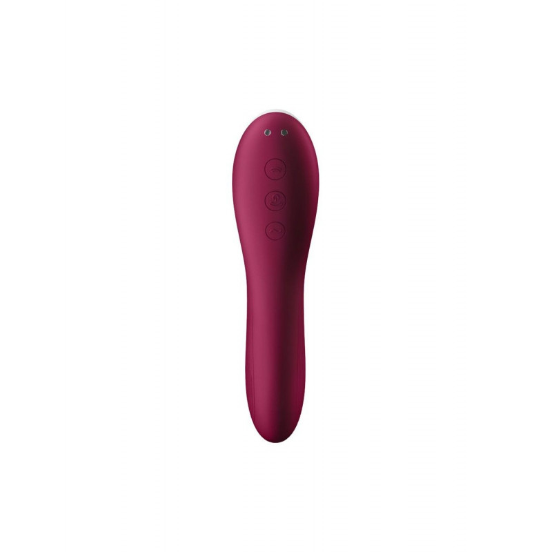 Упаковка вакуумного вібратора Satisfyer Dual Crush Wine Red